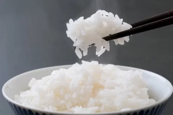 Why do Japanese people soak rice before cooking?